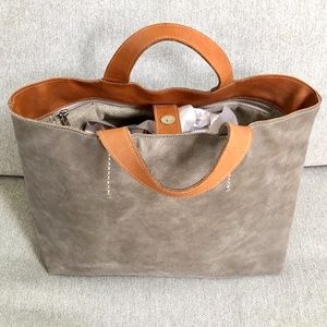 Roots Leather Tote Bag - NWOT